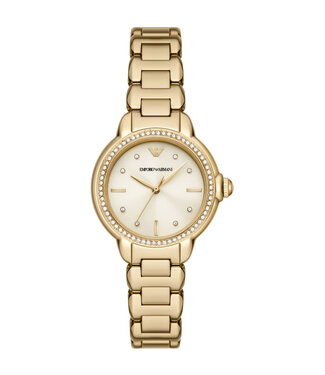 Emporio Armani  Mia AR11609 Creme Gold Damenuhr