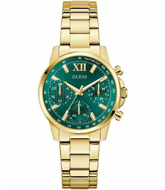 Guess  Bailey GW0933L6 36mm Gold Grün Damenuhr