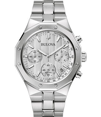 Bulova Classic 96B408 Precisionist Chronograph Silber Herrenuhr