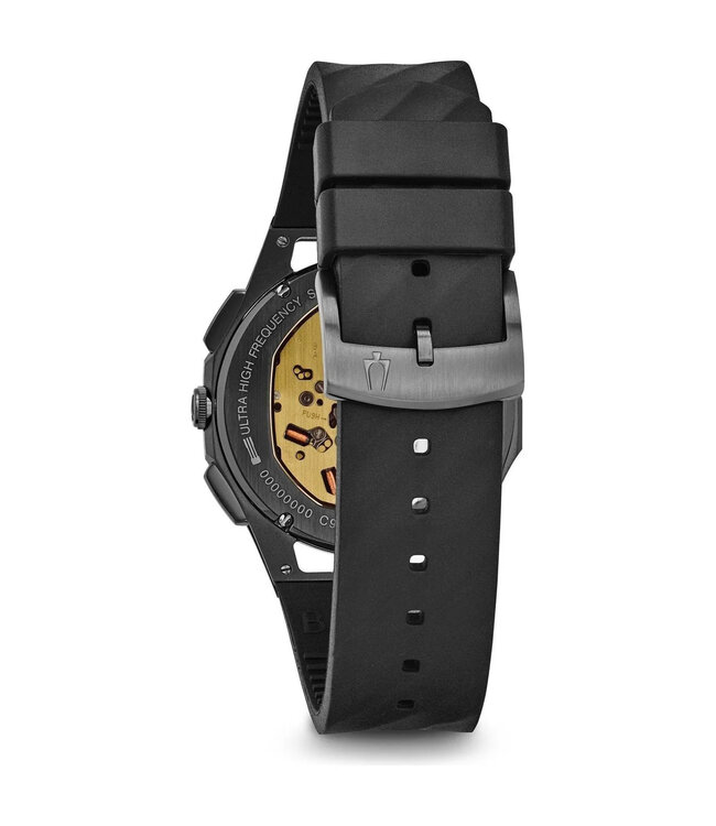 Bulova CURV 98A162 Chronograph Titan Grau Herrenuh