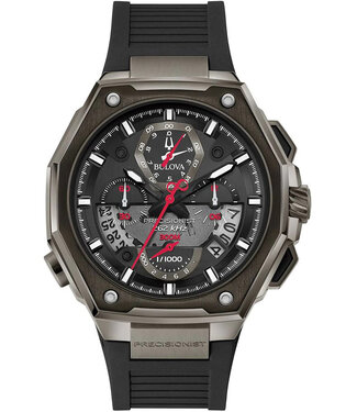 Bulova Series X 98B358 Precisionist Chronograph Schwarz Herrenuhr