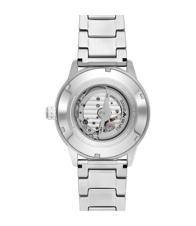 Emporio Armani   Mario AR60052 Automatik Open Heart Blau Herrenuhr
