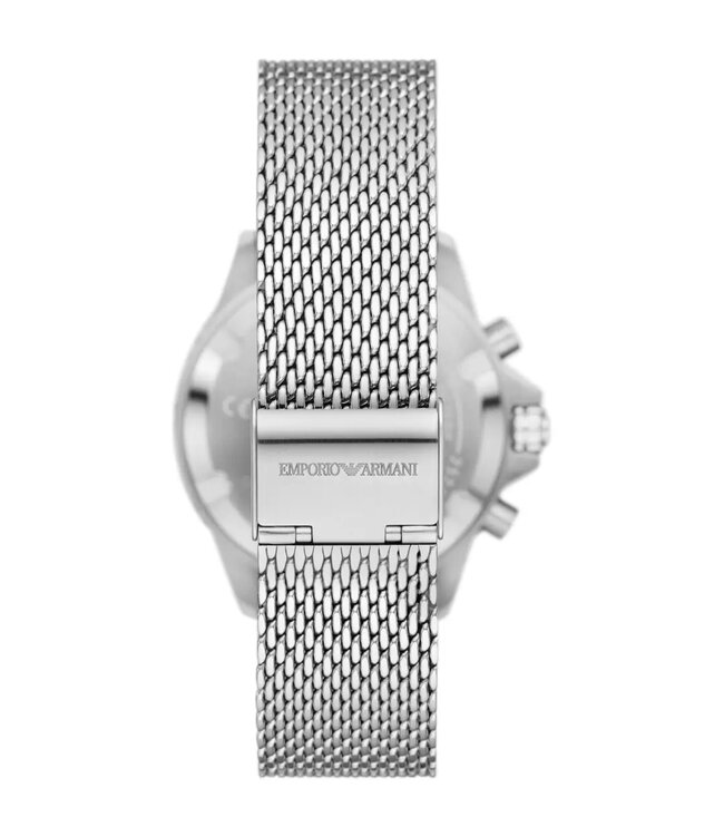Emporio Armani   Diver AR11587 Chronograph Blau Mesh Herrenuhr