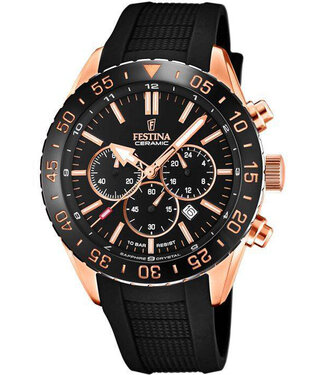 Festina F20516/2 Herrenuhr Ceramic Chronograph 44 mm