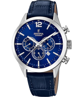 Festina F20542/2 Herrenuhr Timeless Chronograph 44 mm