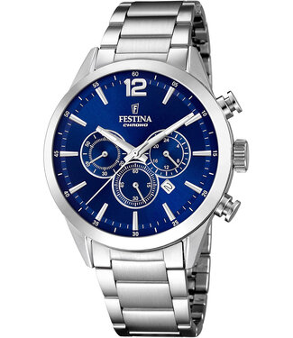 Festina F20343/7 Herrenuhr Timeless Chronograph 44 mm