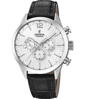 Festina F20542/1 Herrenuhr Timeless Chronograph 44 mm