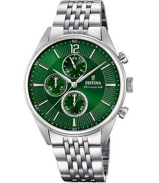 Festina F20285/8 Herrenuhr Timeless Chronograph 41 mm