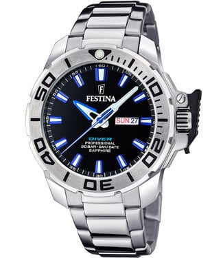 Festina F20665/3 Herrenuhr Diver 46 mm