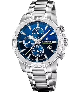 Festina F20704/4 Herrenuhr Timeless Chronograph 45 mm