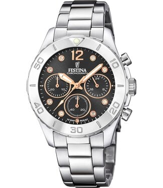 Festina F20603/6 Damenuhr Boyfriend Chronograph 39 mm
