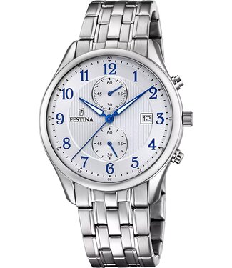 Festina F6854/A Herrenuhr Timeless Chronograph 42 mm