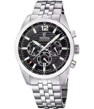 Festina F20742/3 Herrenuhr Timeless Chronograph 44 mm