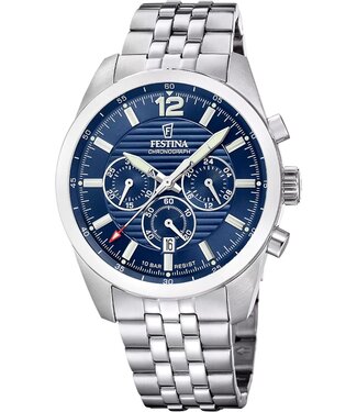 Festina F20742/1 Herrenuhr Timeless Chronograph 44 mm