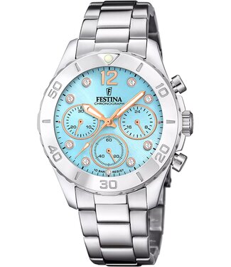 Festina F20603/4 Damenuhr Boyfriend Chronograph 39 mm