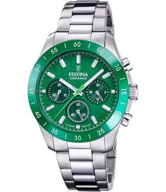 Festina F20693/5 Damenuhr Ceramic Chronograph 39 mm