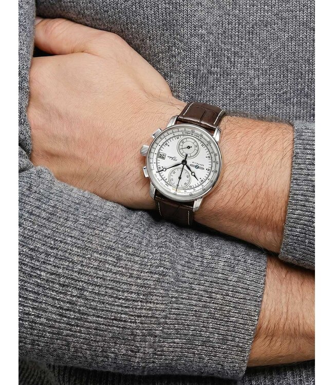 Zeppelin 86701 Herrenuhr 100 Chronograph 43 mm