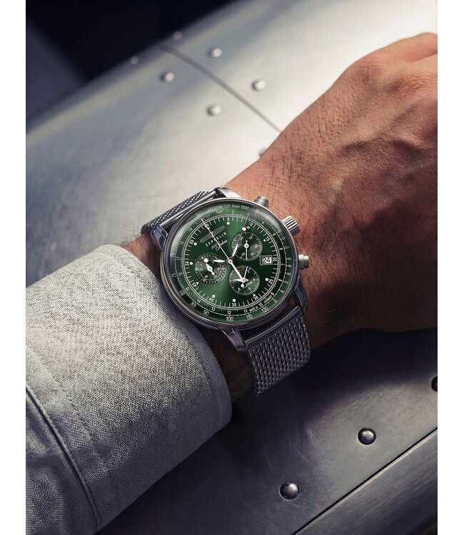 Zeppelin 8680M4 Herrenuhr 100 Chronograph 43 mm