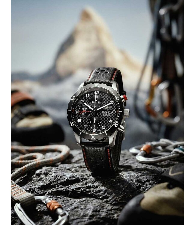 Zeppelin 72162 Herrenuhr Night Chronograph 42 mm