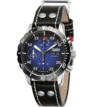 Zeppelin 72183 Herrenuhr Eurofighter Chronograph 43 mm