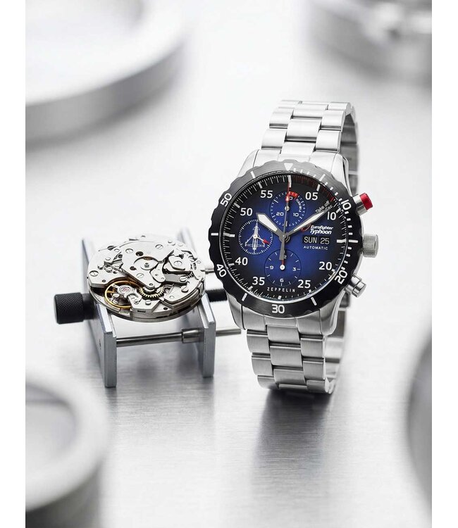 Zeppelin 7218M3 Herrenuhr Eurofighter Chronograph 43 mm