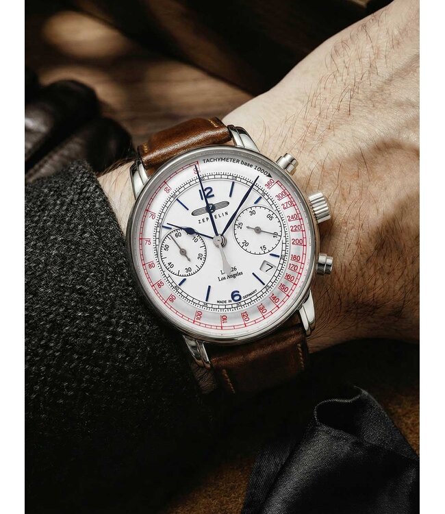 Zeppelin 86145 Herrenuhr LZ-126 Chronograph 42 mm