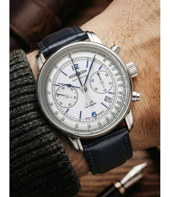 Zeppelin 86141 Herrenuhr LZ-126 Chronograph 42 mm