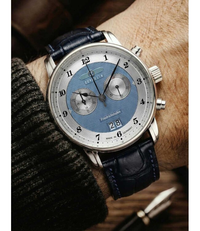 Zeppelin 85843 Herrenuhr Friedrichshafen Chronograph 41 mm