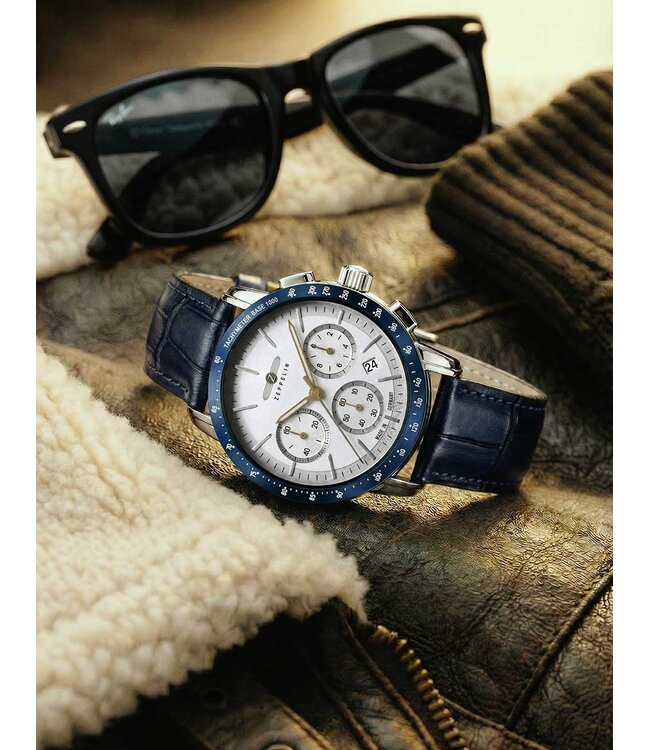 Zeppelin 88781 Herrenuhr New Chronograph 43 mm