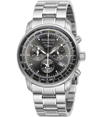Zeppelin 7680MB2 Herrenuhr 100 Chronograph 43 mm