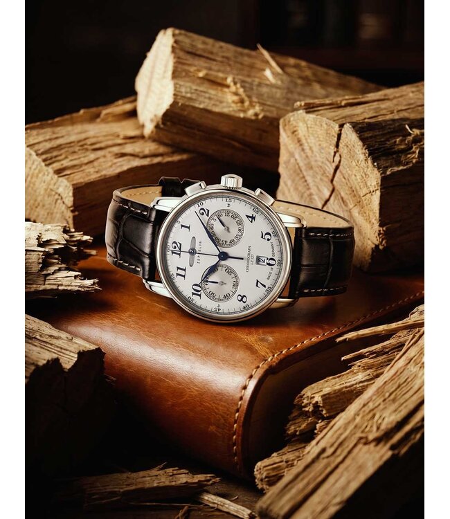 Zeppelin 76785 Herrenuhr Graf Chronograph 42 mm
