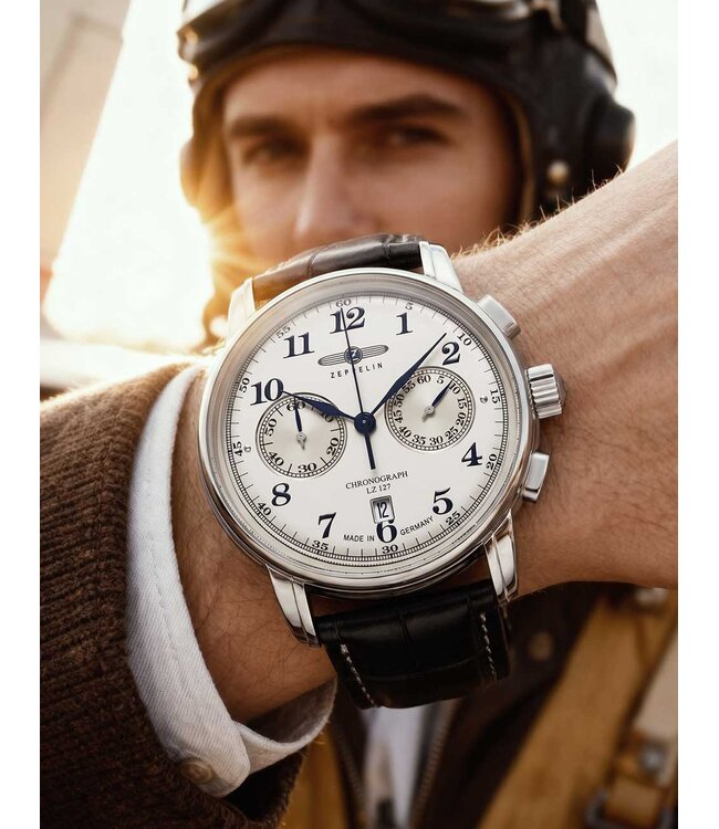 Zeppelin 76785 Herrenuhr Graf Chronograph 42 mm