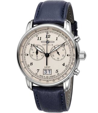 Zeppelin 86841 Herrenuhr Graf Chronograph 40 mm