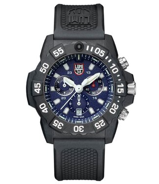 Luminox Navy XS.3583 Herrenuhr Chronograph Blau Silikon