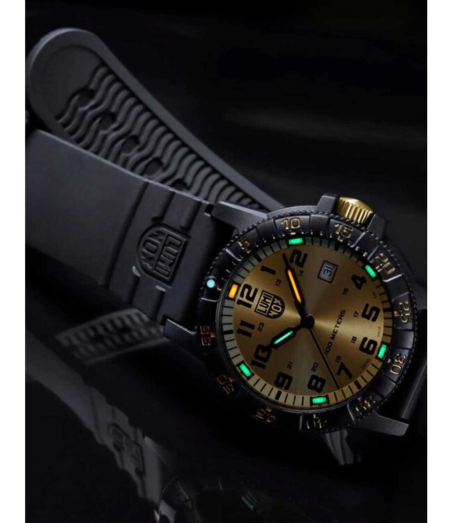 XS.0325.GP Herrenuhr Leatherback 44 mm