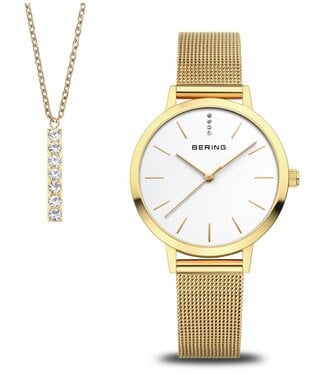 Bering 13434-334-GWP Damenuhr Set 34 mm