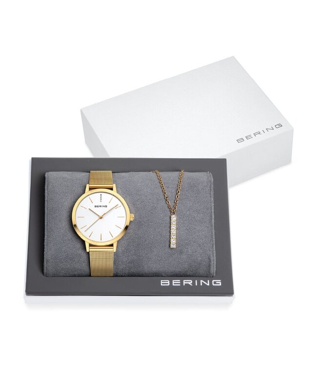 Bering 13434-334-GWP Damenuhr Set 34 mm