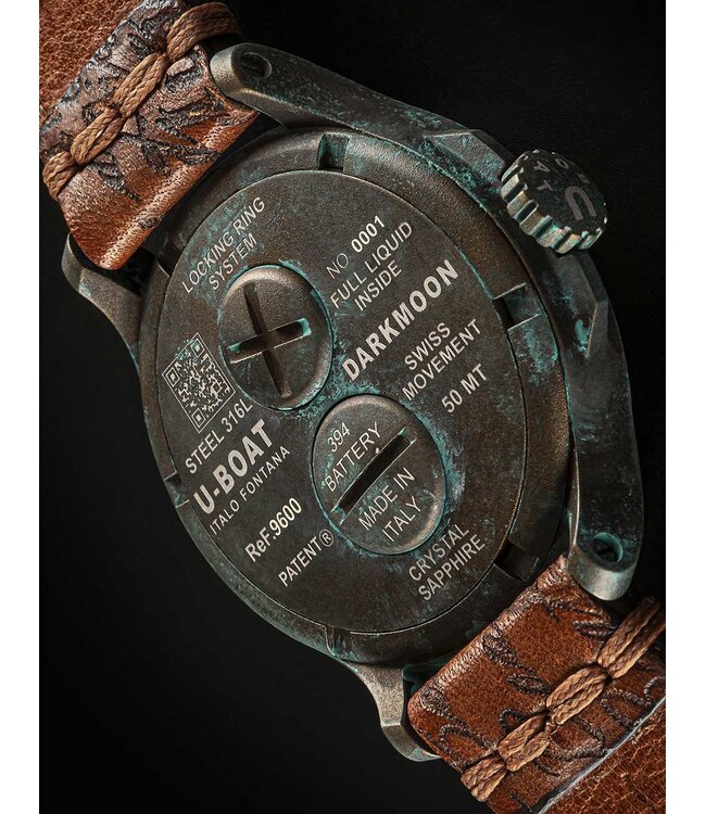 U-Boat 9600/A Herrenuhr Darkmoon 44 mm