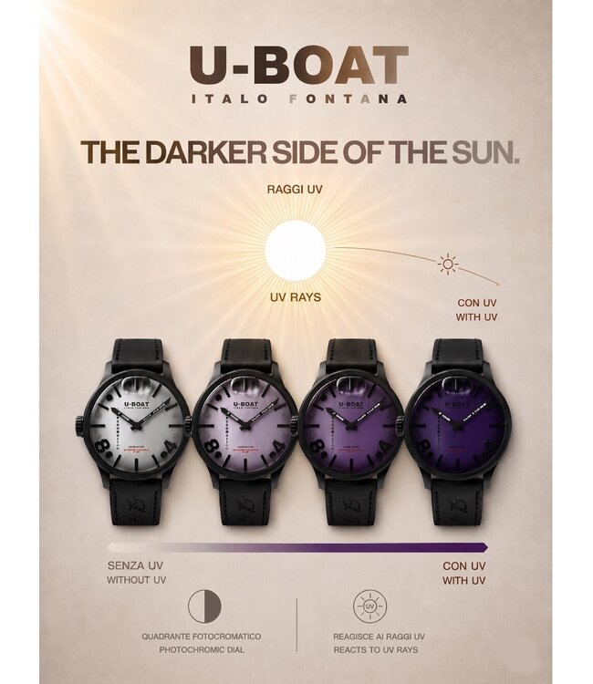 U-Boat 3339 Herrenuhr Darkmoon 47 mm