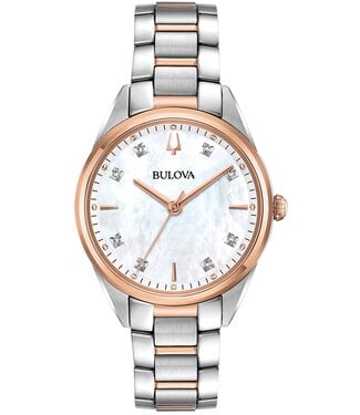 Bulova 98P183 Damenuhr Klassik 34 mm