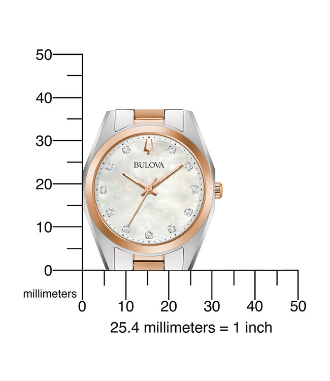 Bulova 98P207 Damenuhr Surveyor 31 mm