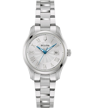 Bulova Surveyor 96M162 Damenuhr Silber Edelstahl