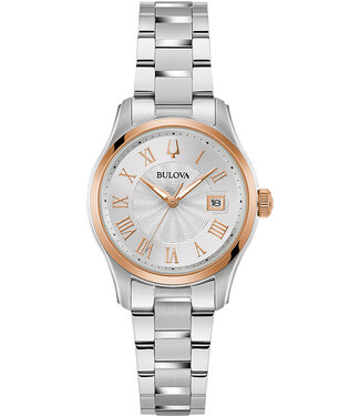 Bulova Surveyor 98M136 Damenuhr Silber Edelstahl