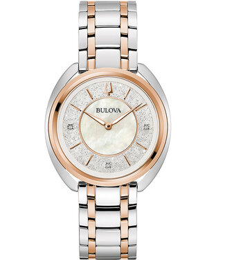 Bulova Classic 98P219 Damenuhr Silber Edelstahl