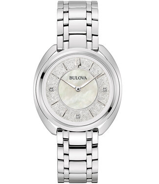 Bulova Classic 96P240 Damenuhr Silber Edelstahl