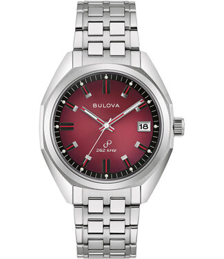 Bulova Jet 96B401 Herrenuhr Rot Edelstahl