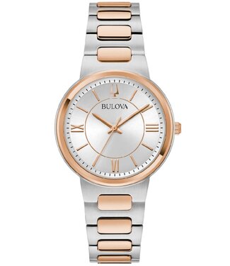 Bulova Classic 98L327 Damenuhr Silber Edelstahl