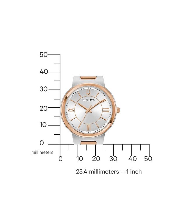 Bulova 98L327 Damenuhr Classic 32 mm