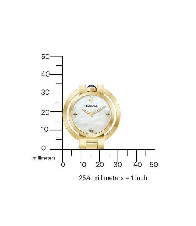Bulova 97L181 Damenuhr Rubaiyat 30 mm