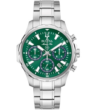 Bulova 96B465 Herrenuhr Marine Chronograph 43 mm